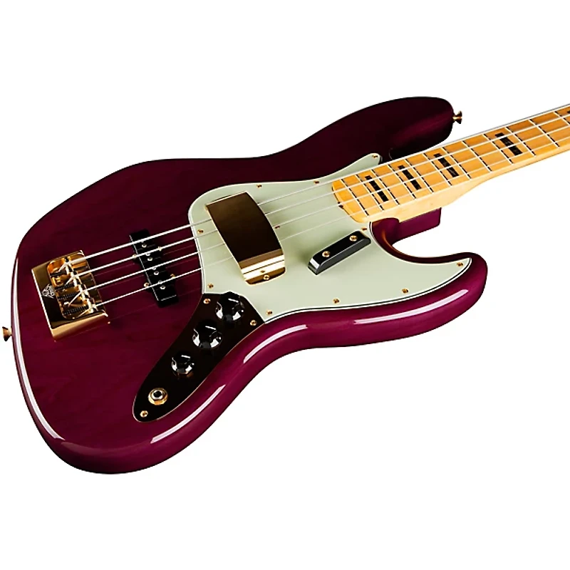 Fender Custom Shop American Custom Jazz Bass NOS Maple Fingerboard - Purple Transparent