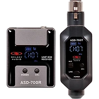 Galaxy Audio ASD-700 Digital 15 Channel UHF Plug & Play Wireless In-Ear Monitor System with EB5 Earbuds Frequency CODE B5 550-569 MHz