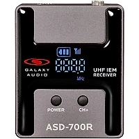 Galaxy Audio ASD-700 Digital 15 Channel UHF Plug & Play Wireless In-Ear Monitor System with EB5 Earbuds Frequency CODE B5 550-569 MHz