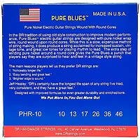 DR Strings Pure Blues Pure Nickel Electric Guitar Strings 3-Pack Medium (10-46)
