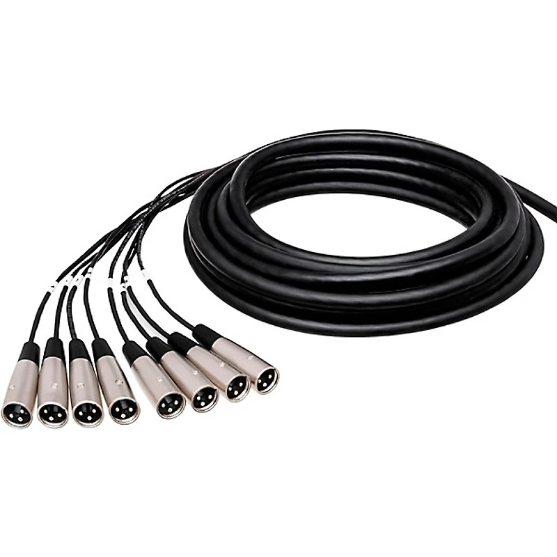 Hosa SH-8X0-50' Little Bro' Sub Snake 50 ft. Black