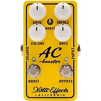 Xotic AC Booster V2 Effects Pedal Yellow
