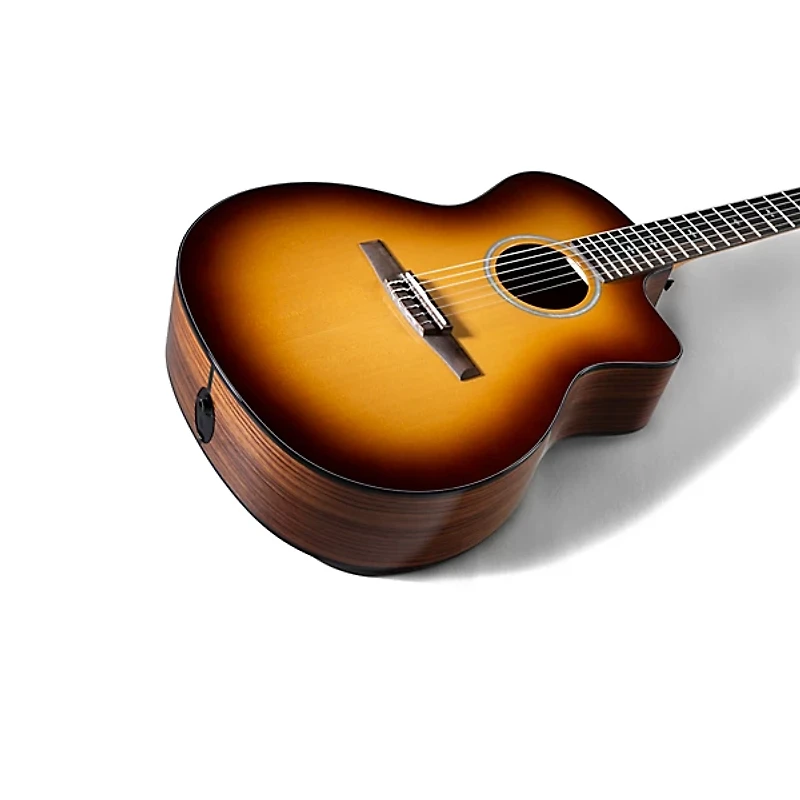 Taylor 214ce-N Plus Sunset Blvd Nylon-String Grand Auditorium Acoustic-Electric Guitar Sunset Edgeburst