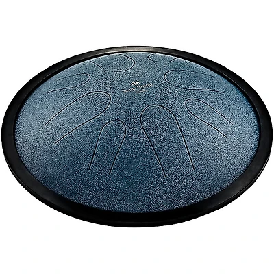 MEINL Sonic Energy Compact Steel Tongue Drum - C Minor, 10 in. Navy Blue