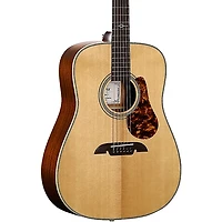 Alvarez MD610 Herringbone Dreadnought Acoustic Guitar Natural