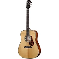 Alvarez MD610 Herringbone Dreadnought Acoustic Guitar Natural