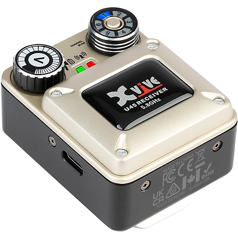 Xvive U45 In Ear Wireless System Receiver Only (5.8GHz) Gold