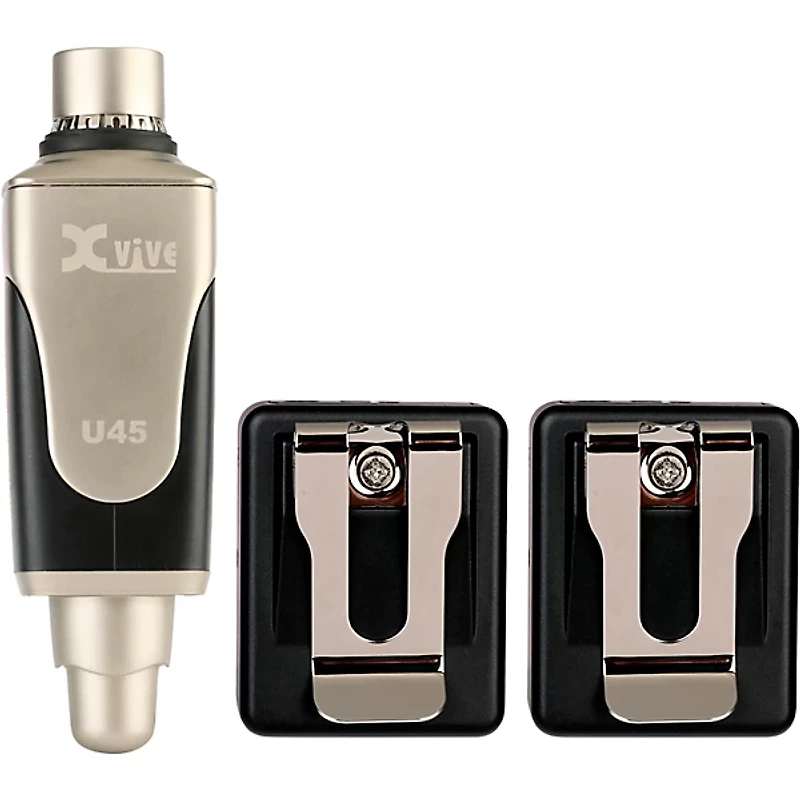 Xvive U45 In-Ear Wireless Monitor System With Transmitter and Receivers (5.8 GHz) Gold