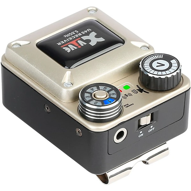 Xvive U45 In-Ear Wireless Monitor System With Transmitter and Receivers (5.8 GHz) Gold