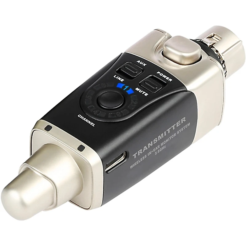 Xvive U45 In Ear Wireless System and T9 In Ear Monitors (5.8GHz) Gold