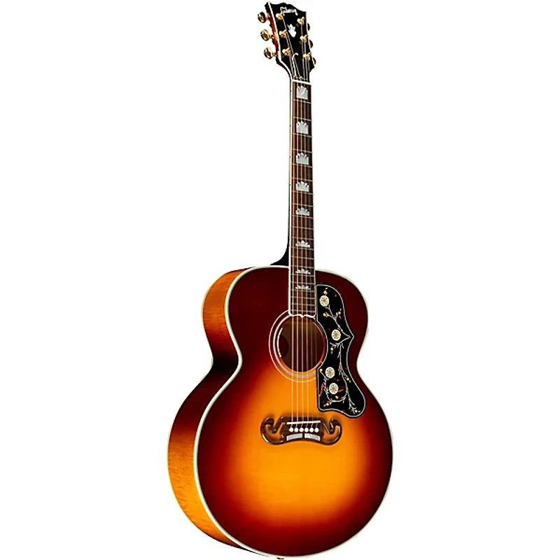 Gibson Dealer Select SJ-200 Standard 5A Flamed Maple Acoustic-Electric Guitar - Autumn Burst