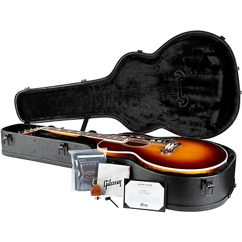 Gibson Dealer Select SJ-200 Standard 5A Flamed Maple Acoustic-Electric Guitar - Autumn Burst