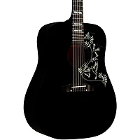 Gibson Dealer Select Hummingbird Standard Blackout Acoustic-Electric Guitar - Ebony