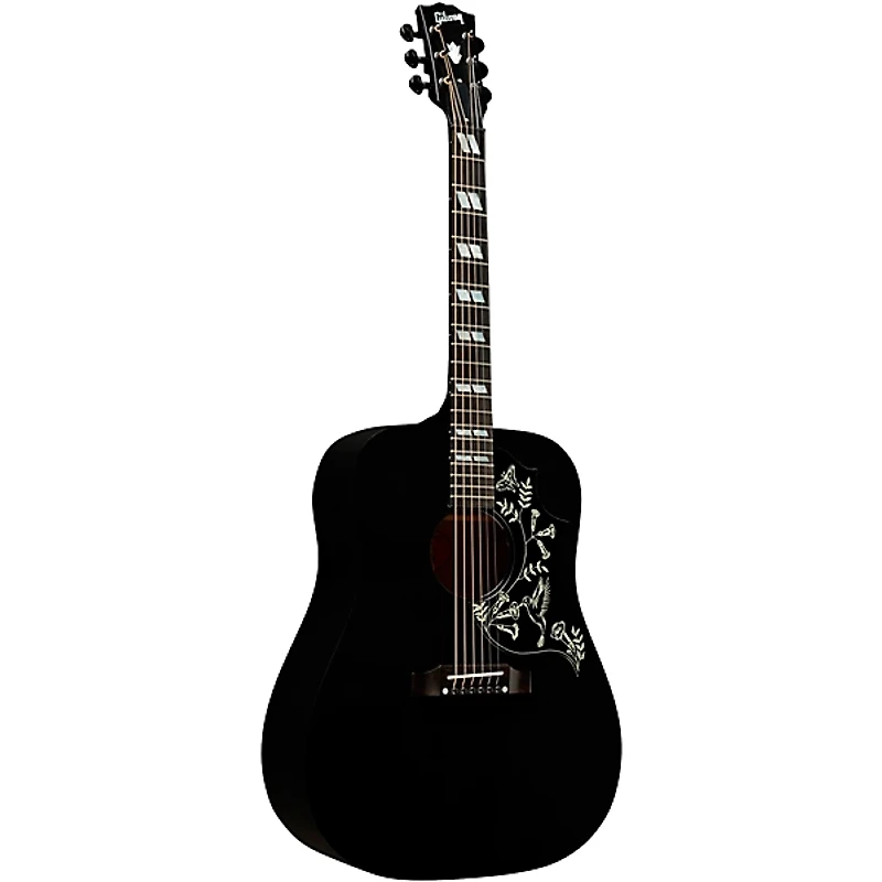 Gibson Dealer Select Hummingbird Standard Blackout Acoustic-Electric Guitar - Ebony