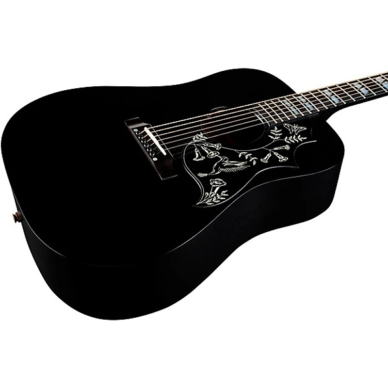 Gibson Dealer Select Hummingbird Standard Blackout Acoustic-Electric Guitar - Ebony