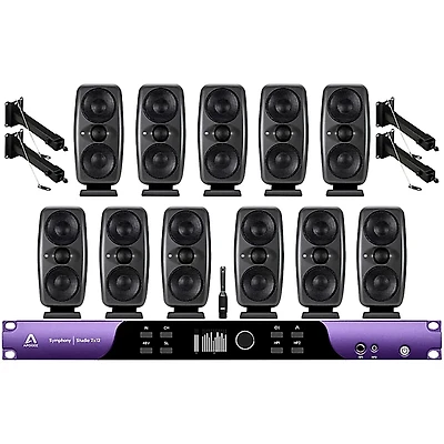 Apogee Symphony Studio 2x12 Interface and IK Multimedia iLoud MTM MKII Immersive Bundle