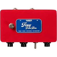 Warm Audio Foxy Tone Box Octave Fuzz Guitar Effects Pedal - Limited Edition Red