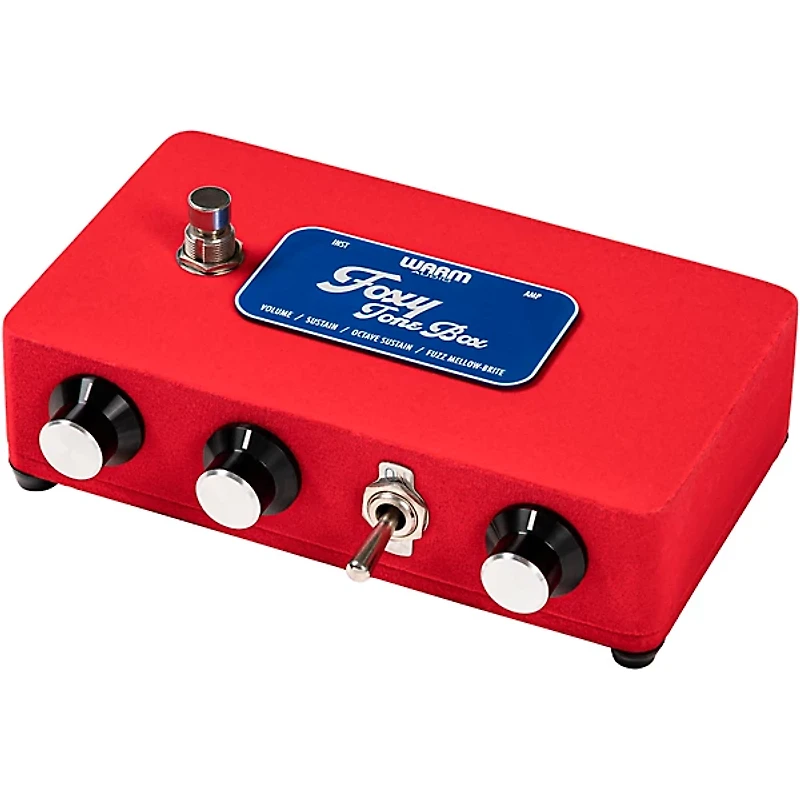 Warm Audio Foxy Tone Box Octave Fuzz Guitar Effects Pedal - Limited Edition Red