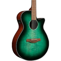Ibanez AEG70 Flamed Maple Top Grand Concert Acoustic-Electric Guitar Pack