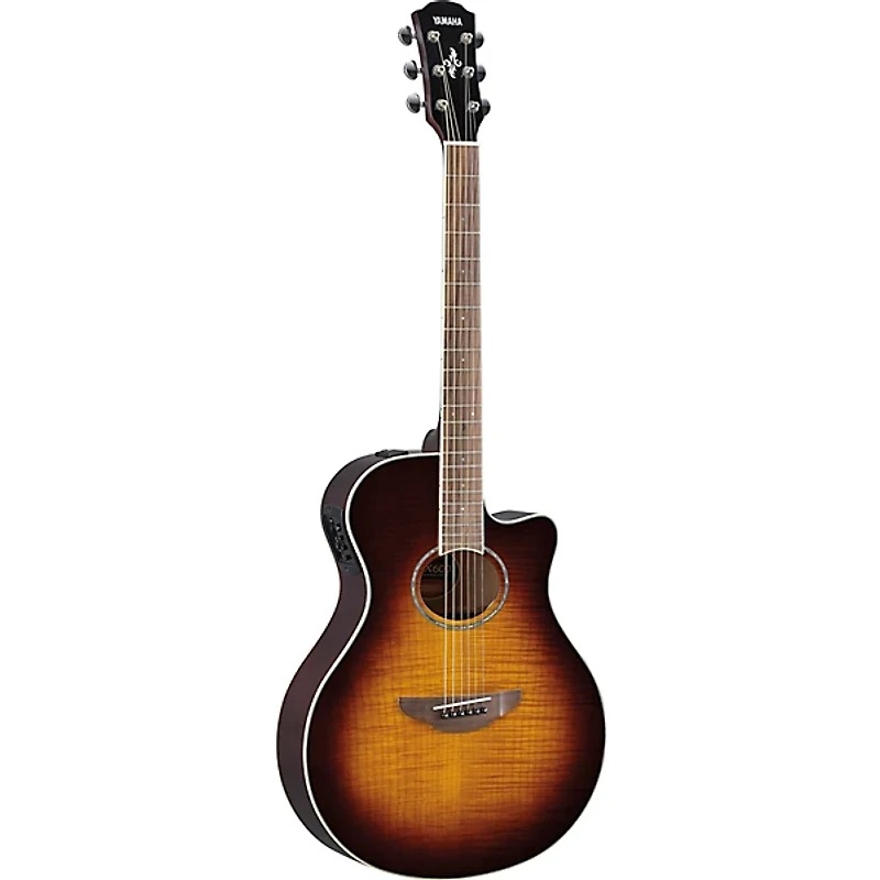 Yamaha APX600FM Acoustic-Electric Guitar Pack Tobacco Brown Sunburst