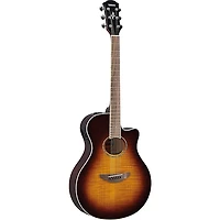 Yamaha APX600FM Acoustic-Electric Guitar Pack Tobacco Brown Sunburst