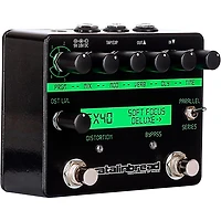 Catalinbread Soft Focus Shoegaze Deluxe Plate Reverb Effects Pedal Black