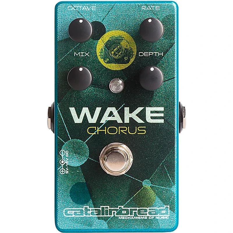 Catalinbread Wake Chorus Octave Effects Pedal Turquoise