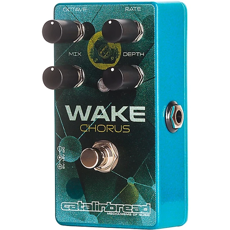 Catalinbread Wake Chorus Octave Effects Pedal Turquoise