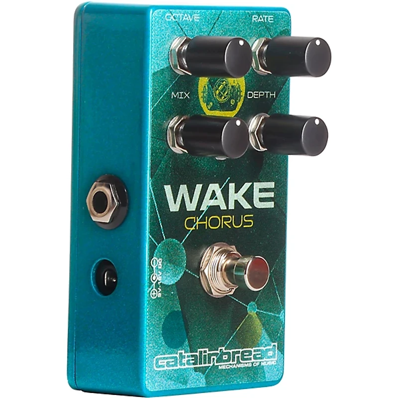 Catalinbread Wake Chorus Octave Effects Pedal Turquoise