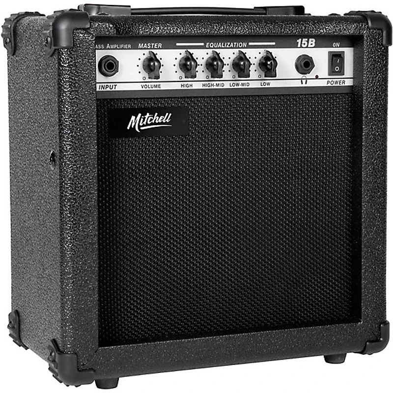 Mitchell MB100 Electric Bass Guitar Launch Pack - Black