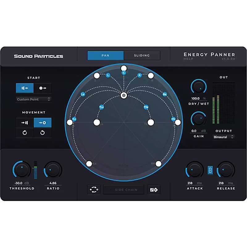 Sound Particles Energy Panner