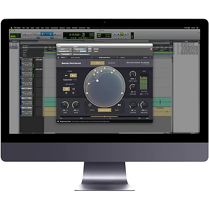 Sound Particles Brightness Panner