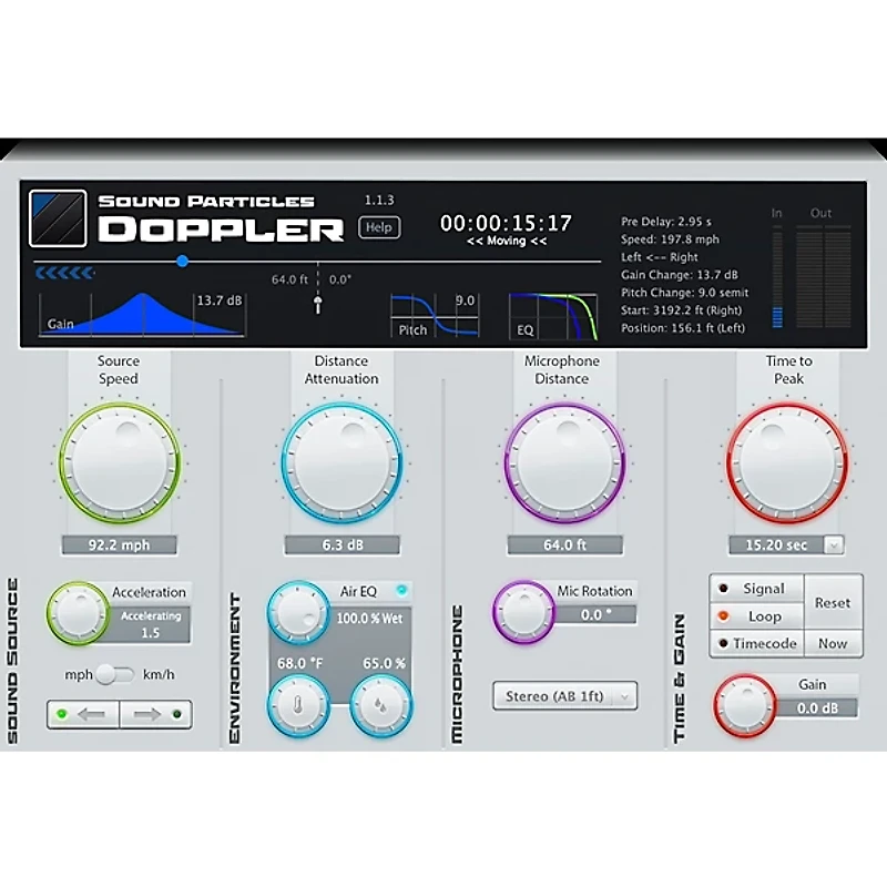 Sound Particles Doppler Plug-in