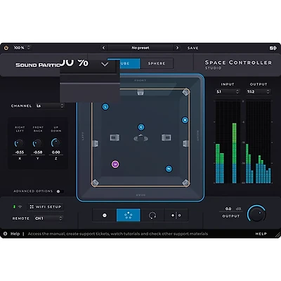 Sound Particles Space Controller Studio Plug-in