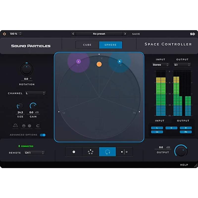 Sound Particles Space Controller Standard Plug-in