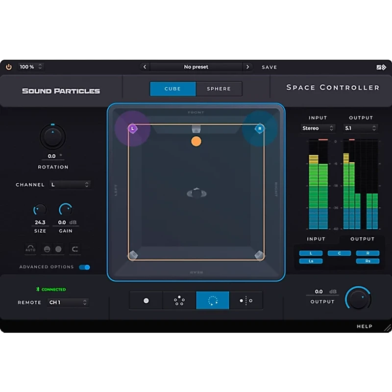 Sound Particles Space Controller Standard Plug-in