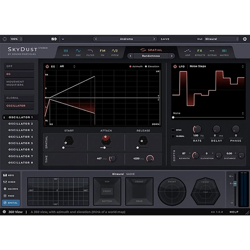 Sound Particles SkyDust Stereo FX Plug-in Bundle