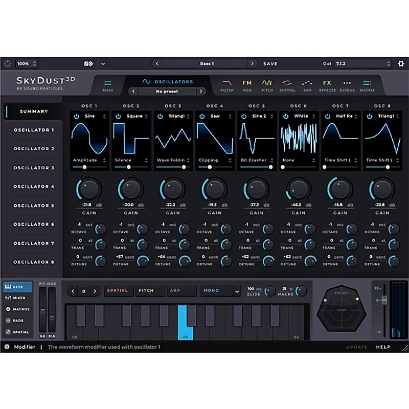 Sound Particles SkyDust 3D Spatial Synthesizer Plug-in