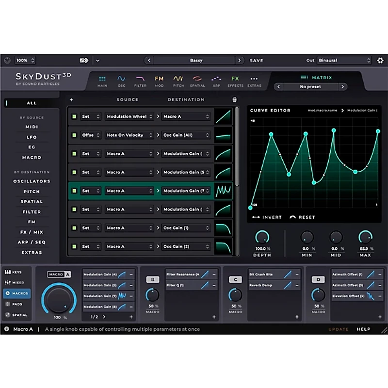 Sound Particles SkyDust 3D Spatial Synthesizer Plug-in