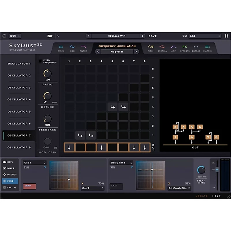 Sound Particles SkyDust 3D Spatial Synthesizer Plug-in