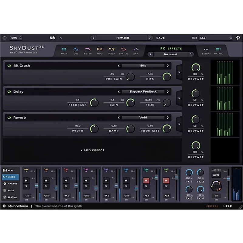 Sound Particles SkyDust 3D Spatial Synthesizer Plug-in