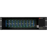 Harrison D510r 10-Slot 500 Series Rack System with Dante Interface Card & Eight 32CPre+ 500 Series Mic Pre Modules