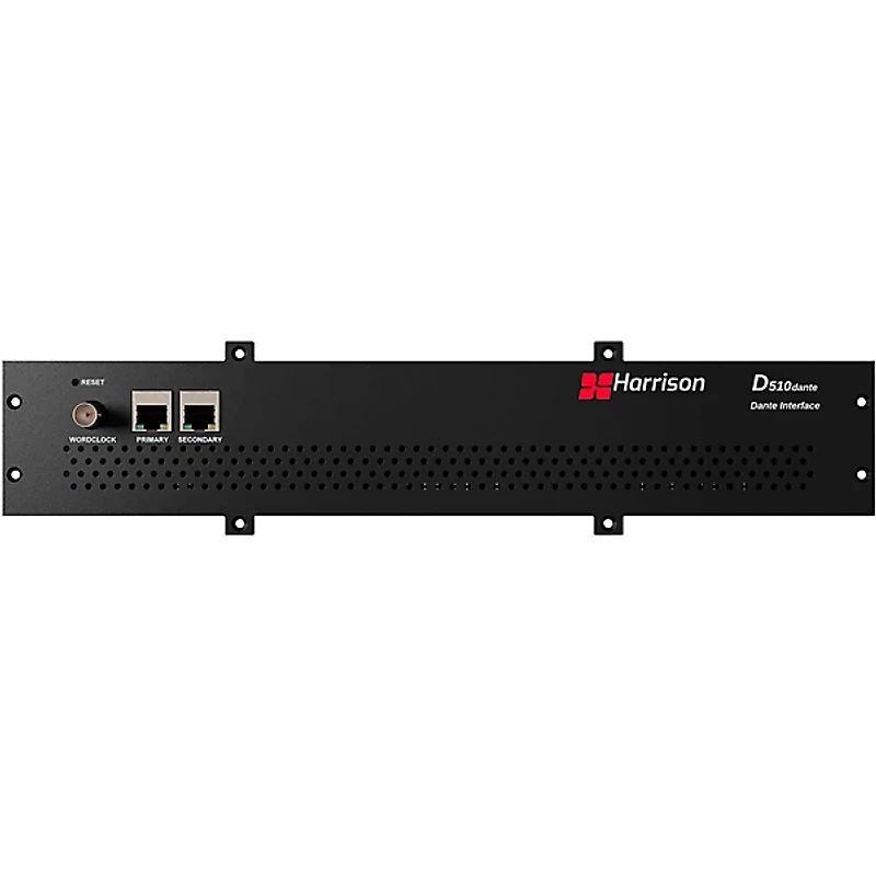 Harrison D510r 10-Slot 500 Series Rack System with Dante Interface Card & Eight 32CPre+ 500 Series Mic Pre Modules