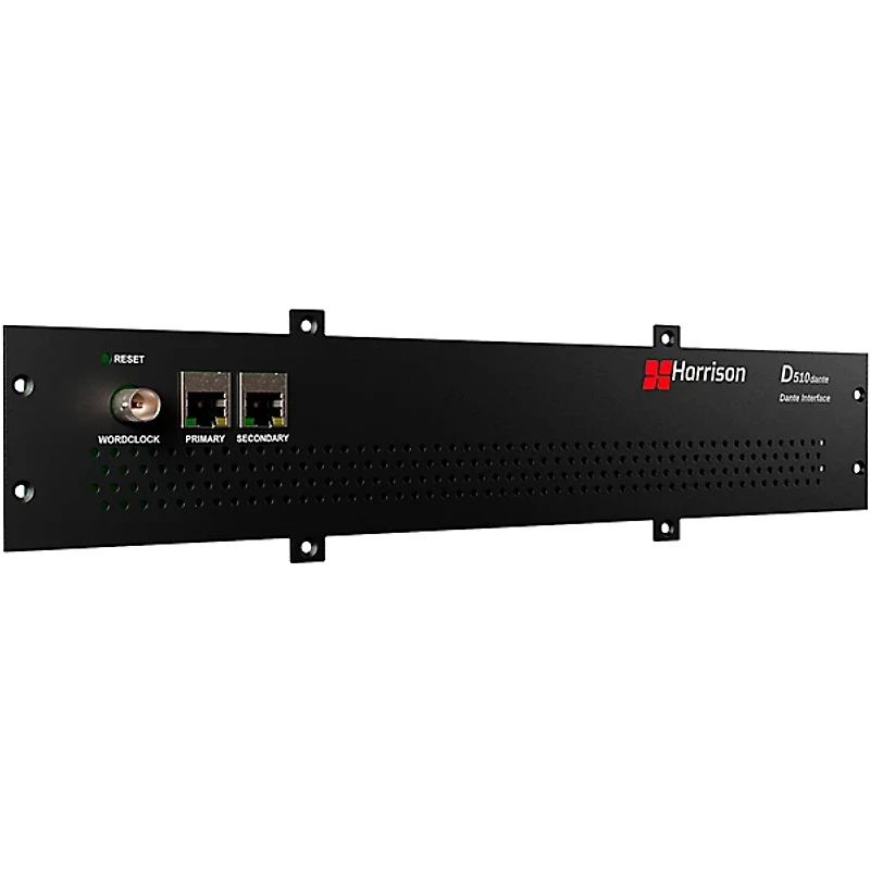 Harrison D510r 10-Slot 500 Series Rack System with Dante Interface Card & Eight 32CPre+ 500 Series Mic Pre Modules