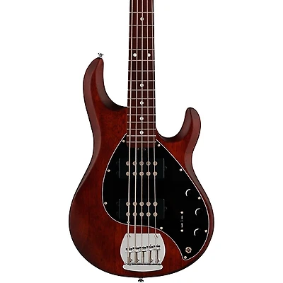 Sterling by Music Man SUB Series StingRay RAY5 HH 5-String Electric Bass Guitar - Walnut Satin