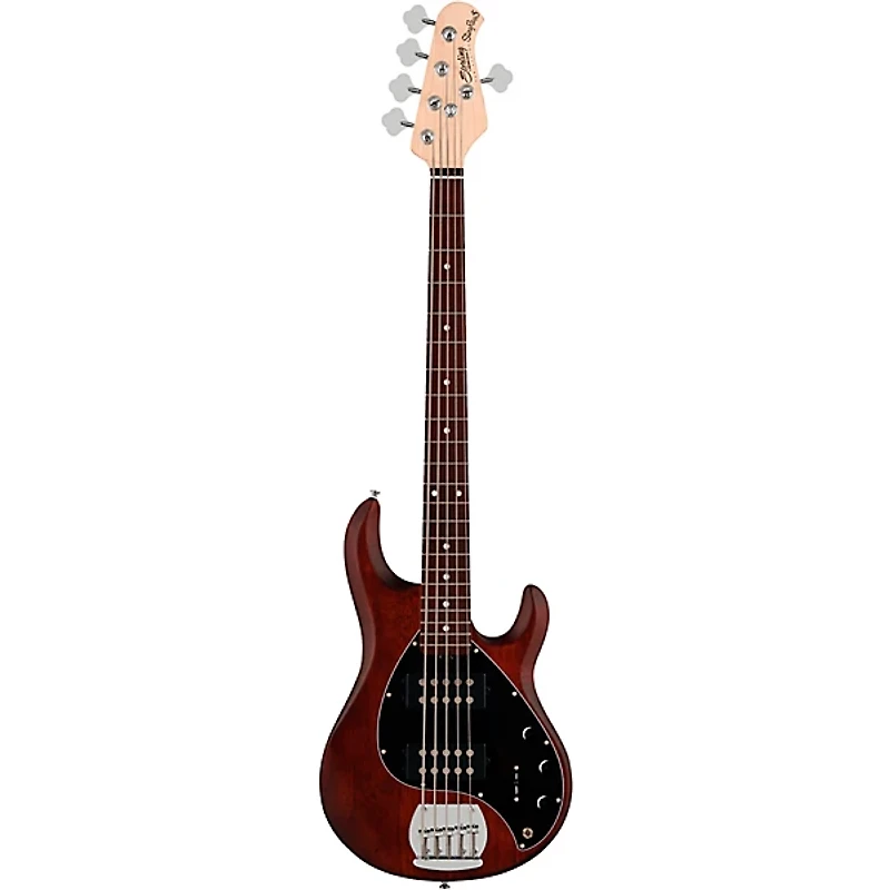 Sterling by Music Man SUB Series StingRay RAY5 HH 5-String Electric Bass Guitar - Walnut Satin