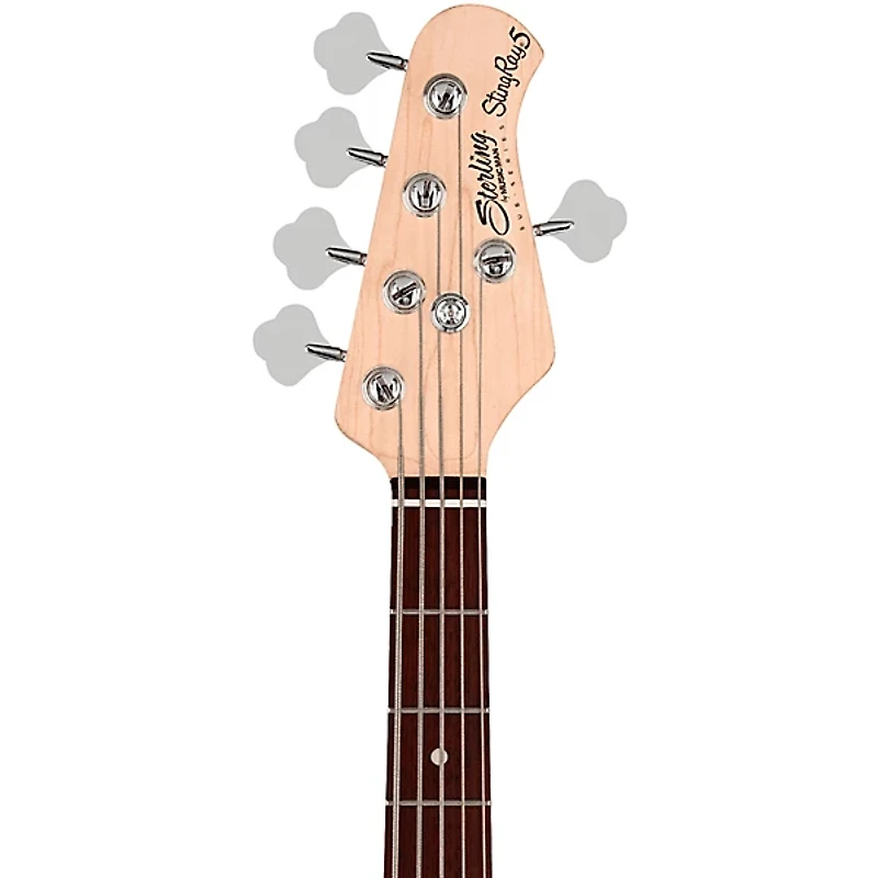 Sterling by Music Man SUB Series StingRay RAY5 HH 5-String Electric Bass Guitar - Walnut Satin
