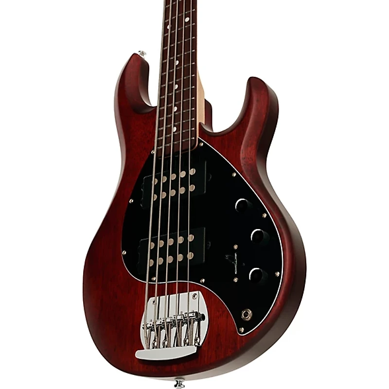 Sterling by Music Man SUB Series StingRay RAY5 HH 5-String Electric Bass Guitar - Walnut Satin