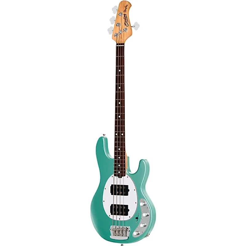 Sterling by Music Man StingRay RAY34 HH Electric Bass Guitar - Dorado Green