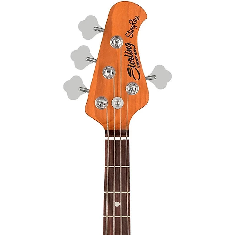 Sterling by Music Man StingRay Short Scale Electric Bass Guitar - Blue Pearl